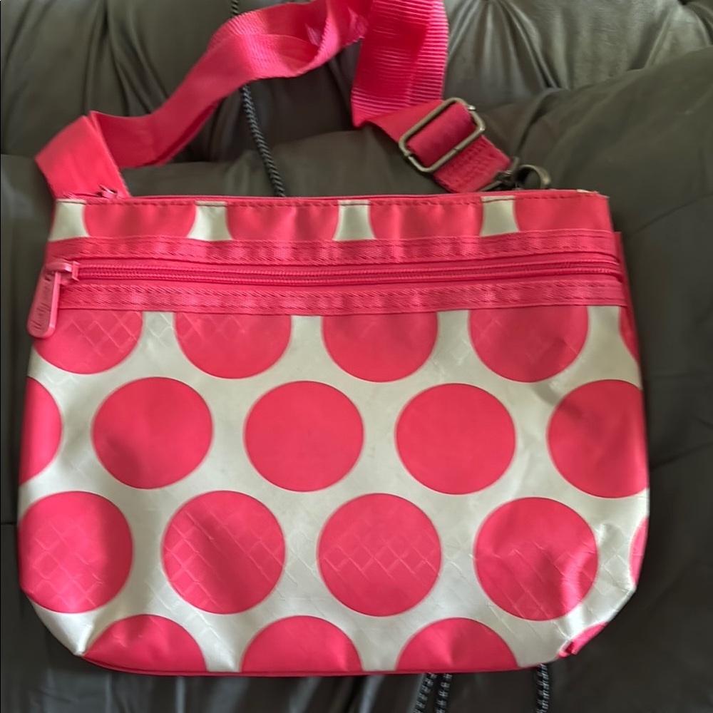 Thirty-one Stylish Pink Polka Dot Women's Bag